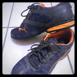 Puma -Mens sneaker orange and gray